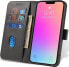 Hurtel Etui portfel z klapką podstawką do iPhone 15 Plus Magnet Case - czarne