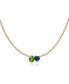 Alev Jewelry aJ by ALEV Small Two Gemstone Necklace