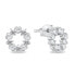 Фото #2 товара Delicate silver jewelry set with zircons SET239W (earrings, necklace)