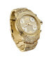 ფოტო #15 პროდუქტის Men's Jet Setter Platinum Series Diamond (3 ct. t.w.) 18K Gold-Plated Stainless Steel Watch, 50Mm