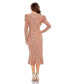 ფოტო #2 პროდუქტის Women's Sequined Long Sleeve High Neck Trumpet Dress