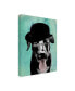 Фото #2 товара Fab Funky Black Labrador in Bowler Hat Canvas Art - 36.5" x 48"