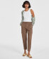 Фото #1 товара Women's Tapered Ankle-Length Cargo Pants, Created for Macy's