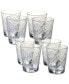 Clear Diamond Acrylic 8-Pc. Double Old Fashioned Glass Set - фото #1