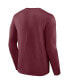 Фото #2 товара Men's Maroon Texas A M Aggies Broad Jump 2-Hit Long Sleeve T-shirt