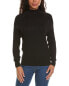 Jaclyn Smith Mock Neck Pullover Women's Black M - фото #1