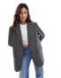 Stradivarius oversized blazer in grey grau, XL - фото #1