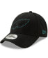 ფოტო #1 პროდუქტის Men's Black Philadelphia Eagles Momentum 9FORTY Adjustable Snapback Hat