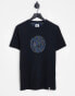 Фото #1 товара Pretty Green – Thornley – Schwarzes T-Shirt mit Paisley-Logo