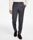 Фото #2 товара Men's Slim-Fit Stretch Solid Suit Pants