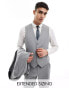 Фото #1 товара ASOS DESIGN slim suit waistcoat in grey