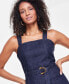 ფოტო #4 პროდუქტის Women's Belted Midi Dress, Created for Macy's