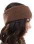 My Accessories knitted headband in brown