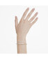 ფოტო #4 პროდუქტის Round Cut White Mixed Metal Finish Hyperbola Bangle