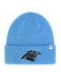 Фото #1 товара Men's Blue Carolina Panthers Primary Basic Cuffed Knit Hat