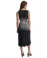 ფოტო #2 პროდუქტის Women's Pleated Crepe Satin A-Line Dress