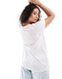 Фото #2 товара Yours 2 pack t-shirt in white & aqua