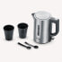 Фото #1 товара Чайник Severin WK3647 Travel Kettle Kit 500 ml Чёрный Нержавеющая сталь 1100 W 500 ml 1100 W