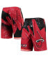 Фото #1 товара Men's Red Miami Heat Hardwood Classics 1996 Hyper Hoops Swingman Shorts