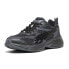 Фото #2 товара Puma Morphic Base Lace Up Mens Black Sneakers Casual Shoes 39298204
