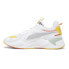 Фото #3 товара Puma RsX Brand Love Lace Up Mens White Sneakers Casual Shoes 39382201