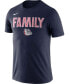 Фото #3 товара Men's Navy Gonzaga Bulldogs Family T-shirt