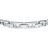 Massive steel bracelet with diamonds SAUK07 diamonds