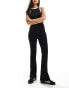 JJXX high waisted flared trouser in black