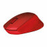 Фото #11 товара Беспроводная мышь Logitech M330 Красный