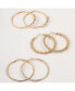 ფოტო #3 პროდუქტის Trio Pave Hoop Earring Set