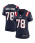 Women's Bruce Armstrong Navy New England Patriots Game Retired Player Jersey