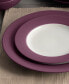 Фото #14 товара Colorwave Rim Burgundy 16-Pc. Dinnerware Set, Service for 4