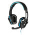 Фото #4 товара NGS GHX-505 - Headset - Head-band - Gaming - Black,Blue - Binaural - 2 m