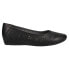 Фото #1 товара Baretraps Mariah Perforated Womens Black Flats Casual BT24865-001