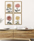 Фото #3 товара Chrysanthemum Framed Art, Set of 4