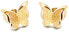 Фото #1 товара Позолоченные серьги-бабочки Troli Metal Butterfly KES-048-GOLD