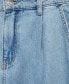 Women's Straight Pleated Jeans