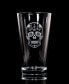 Sugar Skull Pint Glass 16Oz - Set Of 4 Glasses