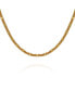 Фото #1 товара Gold-Tone Glass Stone Box Chain Necklace, 18" + 2" Extender