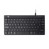 Фото #5 товара R-Go Compact Break R-Go ergonomic keyboard AZERTY (FR) - wired - black - Mini - Wired - USB - AZERTY - Black