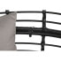 Garden sofa DKD Home Decor 90 x 65 x 151 cm Black Grey Metal synthetic rattan