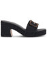 Фото #7 товара Women's Peccio Buckled Platform Block-Heel Slide Sandals