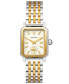 ფოტო #1 პროდუქტის Women's Robinson Two-Tone Stainless Steel Bracelet Watch 27x29mm