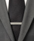 ფოტო #3 პროდუქტის Men's Antique Silver Herringbone Tie Clip