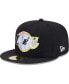 Фото #4 товара Men's Black Los Angeles Lakers Color Pack 59FIFTY Fitted Hat