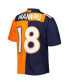 Men's Peyton Manning Navy, Orange Denver Broncos 2015 Split Legacy Replica Jersey