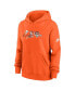 ფოტო #2 პროდუქტის Women's Orange Cincinnati Bengals Club Fleece Pullover Hoodie