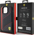 Ferrari Ferrari FEHCP15XPWAK iPhone 15 Pro Max 6.7" czarny/black hardcase Perforated Waves Metal Logo