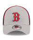 ფოტო #2 პროდუქტის Men's Gray Boston Red Sox Pipe 39THIRTY Flex Hat