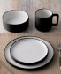 Colortex Stone Stax Dinner Plates, Set of 4